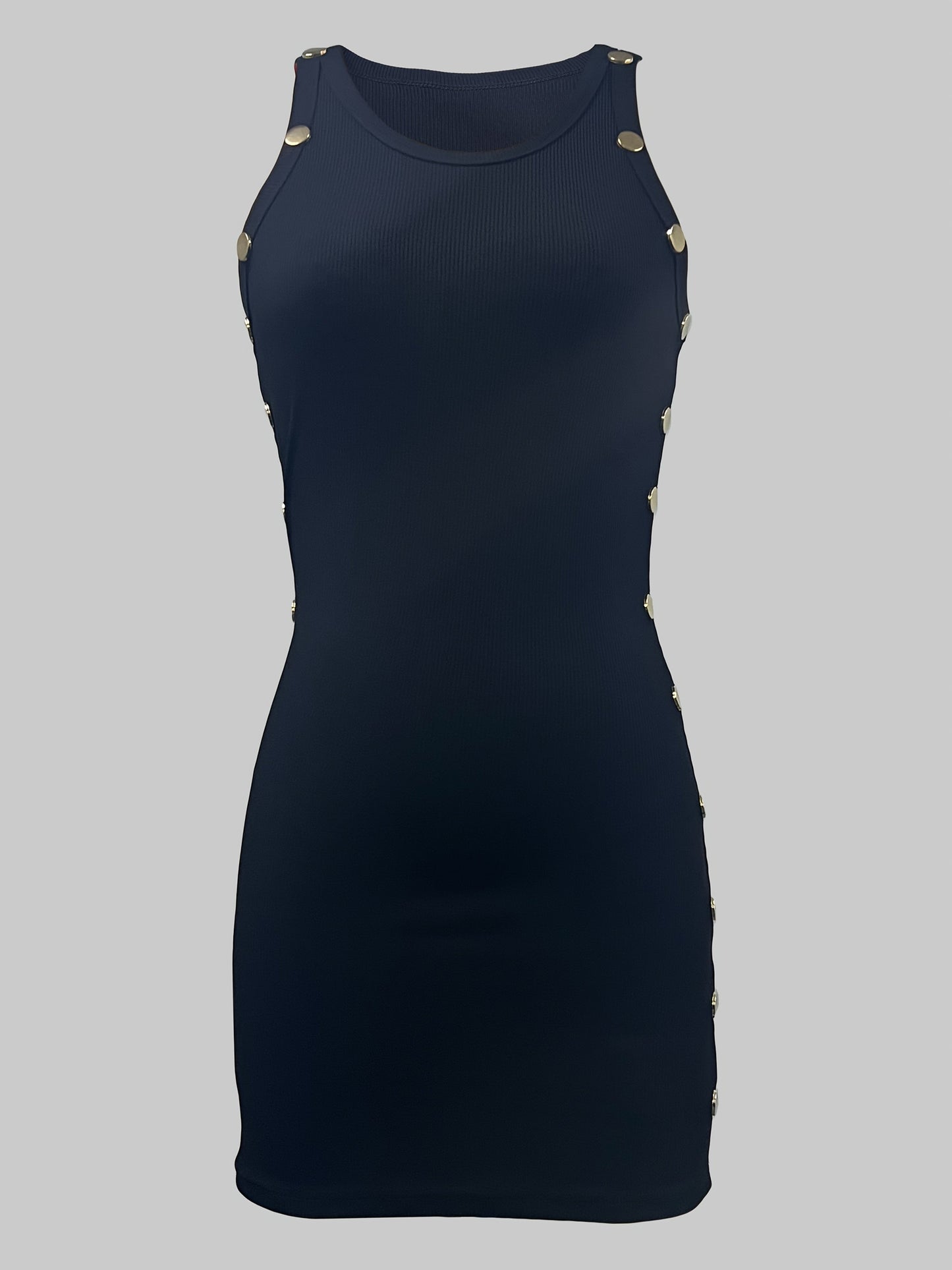 Elegante abito nero da donna perfetto per il giorno o la sera