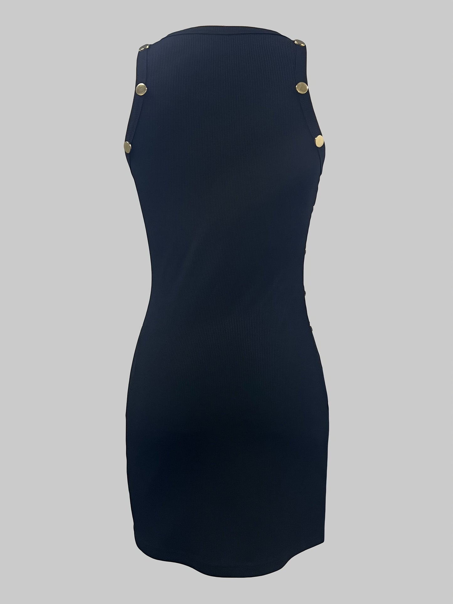 Elegante abito nero da donna perfetto per il giorno o la sera